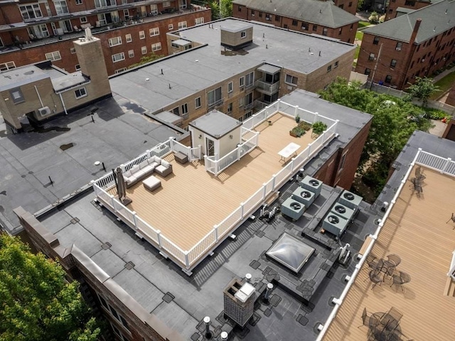 115 Sewall Ave Unit 1, Brookline, MA 02446 - bird's eye view