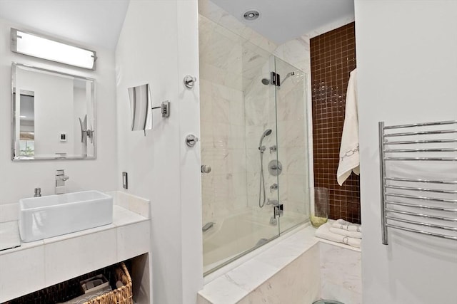 26 Saxon Rd, Newton, MA 02461 - bathroom with vanity and tiled shower / bath
