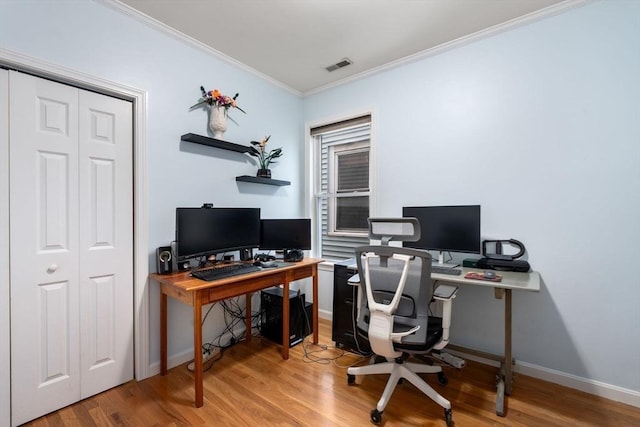 10 Peters Unit 2, Boston, MA 02127 - office with crown molding, wood finished floors, and baseboards