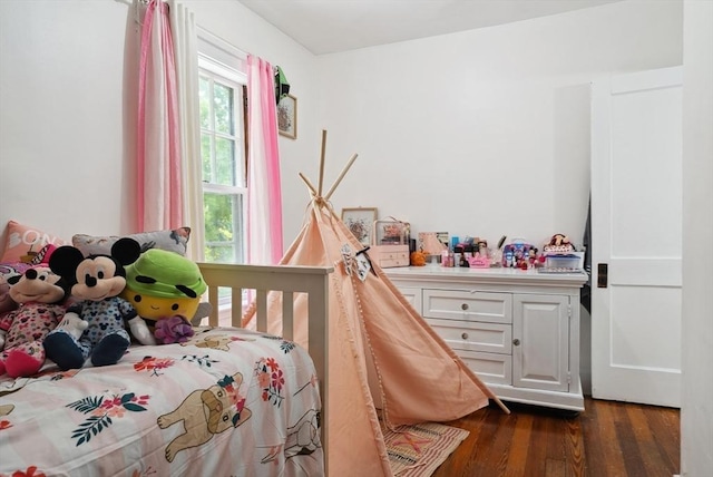 139 Washington St, Hudson, MA 01749 - bedroom with dark wood-style floors