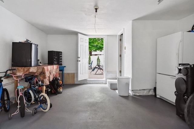 139 Washington St, Hudson, MA 01749 - garage featuring freestanding refrigerator