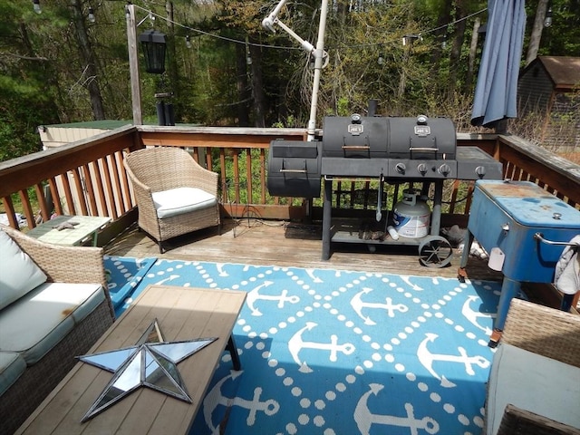 13 Lark St, New Bedford, MA 02745 - view of wooden terrace