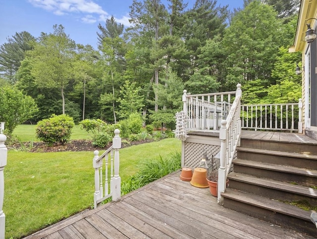 47 Skelton Rd, Burlington, MA 01803 - wooden terrace with a lawn and stairway