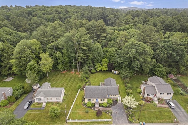 47 Skelton Rd, Burlington, MA 01803 - aerial view of property and surrounding area with a forest