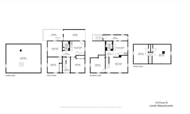 153 Cross St, Lowell, MA 01854 - home floor plan