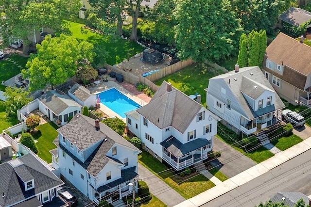 14 Giles Ave, Beverly, MA 01915 - aerial view of a pool