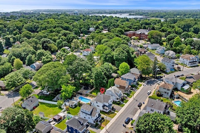 14 Giles Ave, Beverly, MA 01915 - aerial view of property's location with nearby suburban area