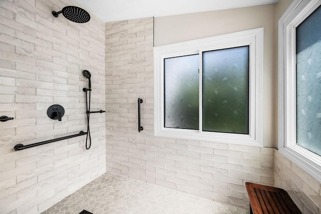 14 Giles Ave, Beverly, MA 01915 - full bathroom featuring a tile shower