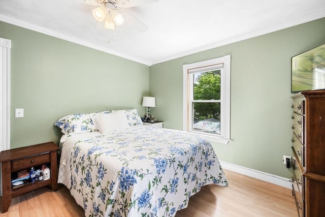 14 Giles Ave, Beverly, MA 01915 - bedroom featuring wood finished floors, ornamental molding, and ceiling fan
