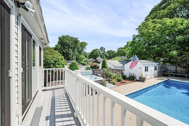 14 Giles Ave, Beverly, MA 01915 - balcony with view of pool