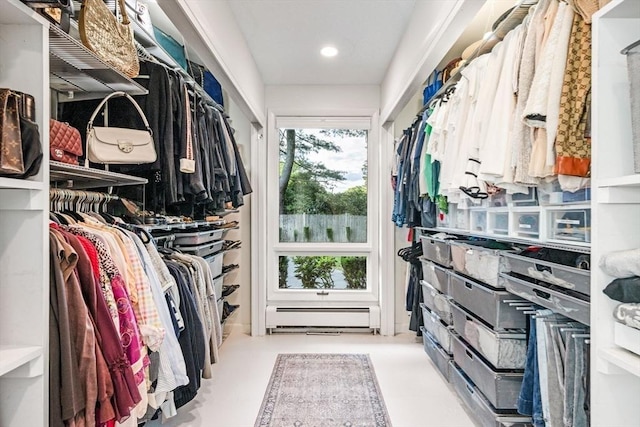 228 Atlantic Ave, Swampscott, MA 01907 - walk in closet with baseboard heating
