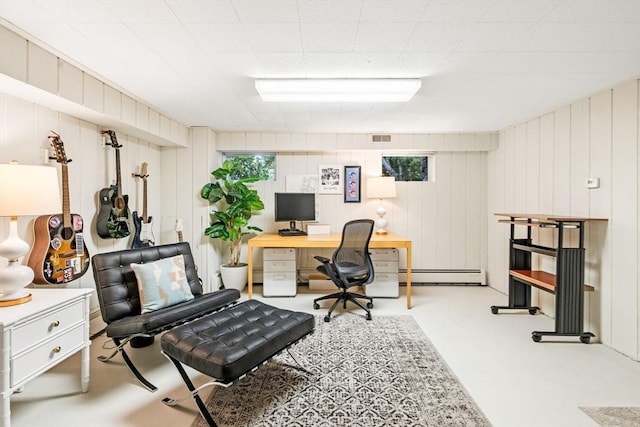 228 Atlantic Ave, Swampscott, MA 01907 - office featuring a baseboard heating unit