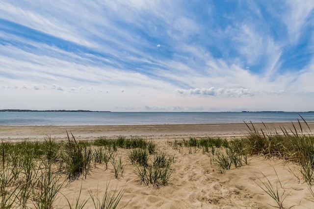 water view with a beach view