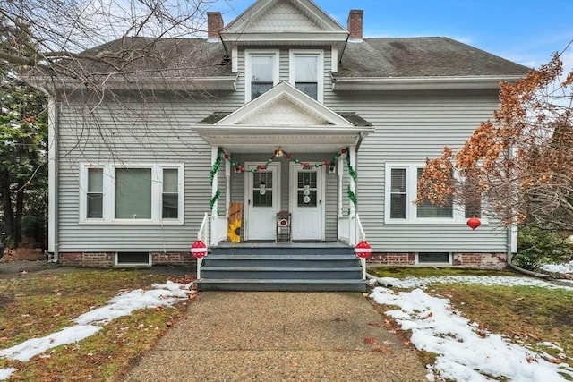 view of front of house