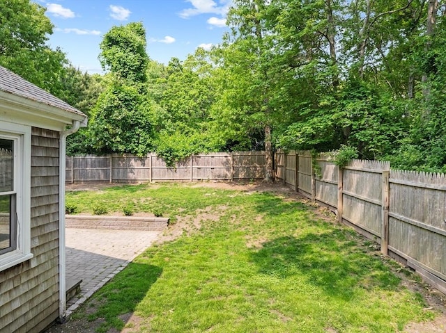 42 Deer Hollow Rd, Sandwich, MA 02644 - fenced backyard with a patio area