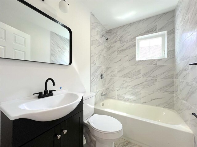 8 William Unit 8, Haverhill, MA 01830 - bathroom with vanity, toilet, and shower / tub combination
