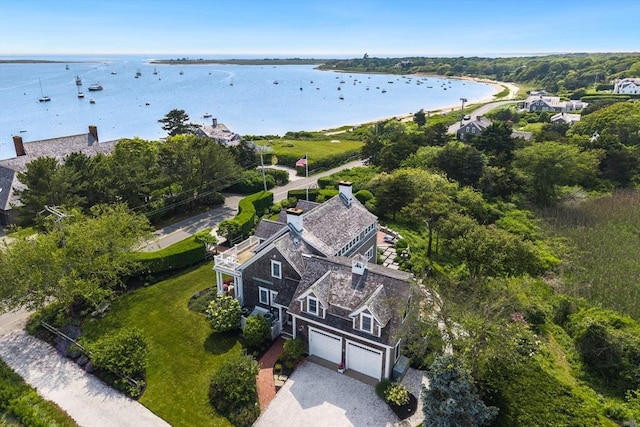 86 Champlain, Chatham, MA 02633 - view from above of property featuring a large body of water