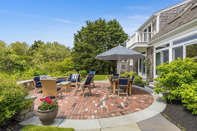 86 Champlain, Chatham, MA 02633 - patio / terrace featuring a patio area, outdoor lounge area, and outdoor dining area