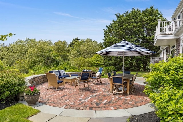 86 Champlain, Chatham, MA 02633 - patio / terrace with a patio area, an outdoor hangout area, and outdoor dining space