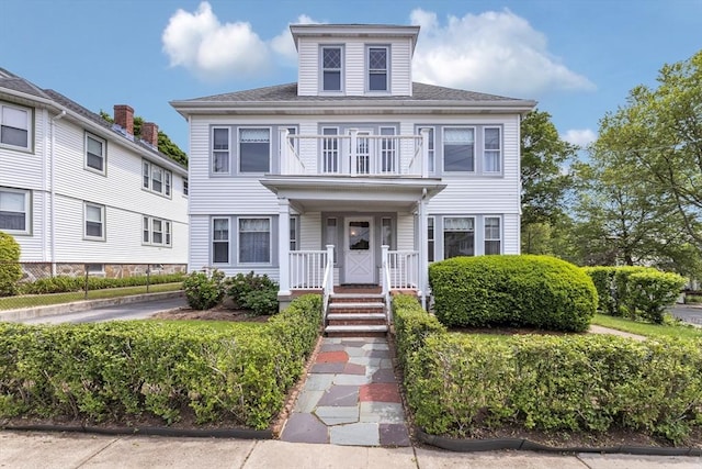 17 Matchett St, Boston, MA 02135 - traditional style home with a balcony