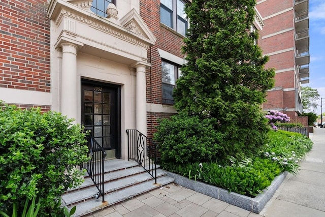 1992 Commonwealth Ave Unit B, Boston, MA 02135 - entrance to property featuring brick siding