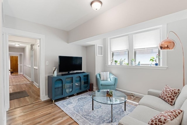1992 Commonwealth Ave Unit B, Boston, MA 02135 - living room featuring wood finished floors and baseboards