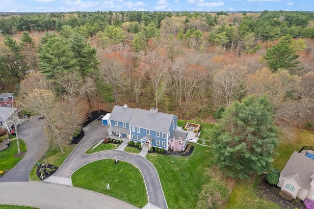 65 Stonegate Dr, East Bridgewater, MA 02333 - drone / aerial view featuring a view of trees