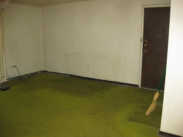 22 Kingswood Dr Unit 6F, Abington, MA 02351 - carpeted empty room with a putting green and golf simulator