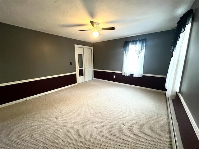 7 Glen Ave, Millbury, MA 01527 - carpeted empty room with baseboards and ceiling fan