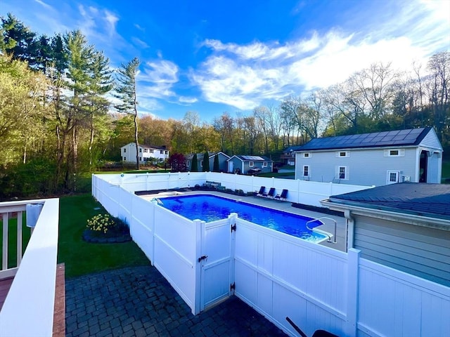 7 Glen Ave, Millbury, MA 01527 - view of swimming pool featuring a fenced in pool and a fenced backyard