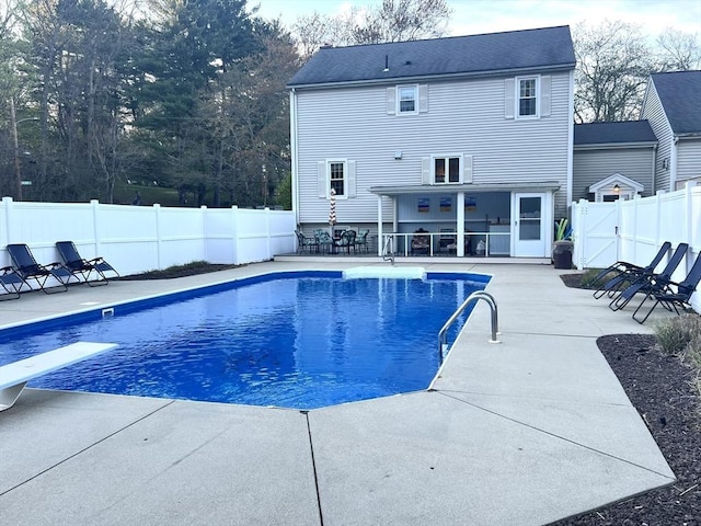 7 Glen Ave, Millbury, MA 01527 - view of swimming pool with a fenced in pool, a fenced backyard, and a patio area
