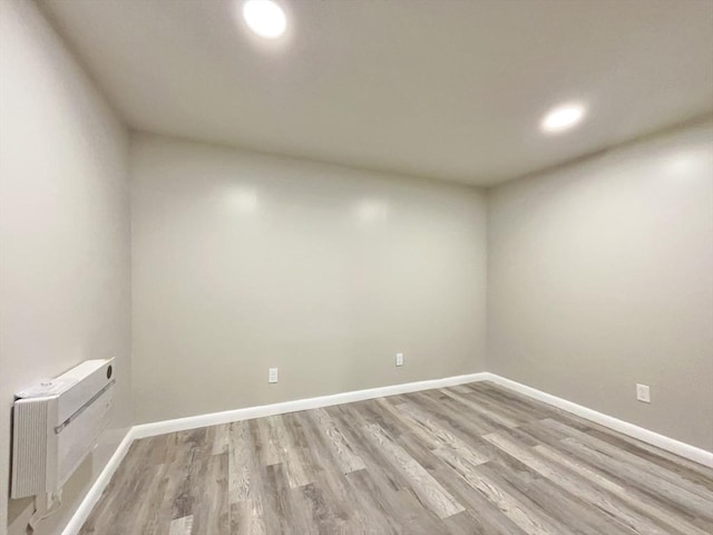 48-50 S Westfield St, Agawam, MA 01030 - empty room with light wood-type flooring, recessed lighting, and baseboards