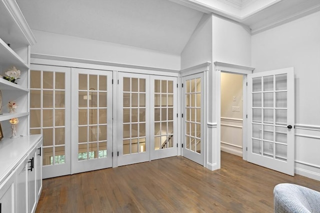 71 Weatherly Unit 71, Salem, MA 01970 - unfurnished sunroom featuring french doors and vaulted ceiling
