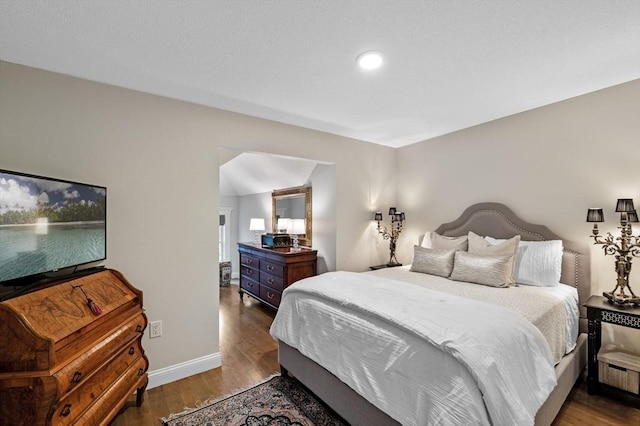 71 Weatherly Unit 71, Salem, MA 01970 - bedroom with wood finished floors, baseboards, and recessed lighting