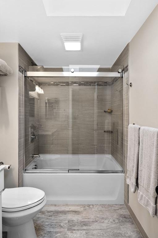 71 Weatherly Unit 71, Salem, MA 01970 - bathroom with enclosed tub / shower combo and toilet