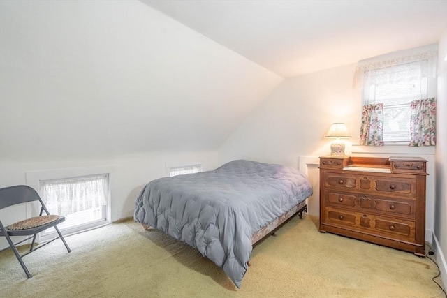 46 Pleasant St, Southbridge, MA 01550 - carpeted bedroom featuring vaulted ceiling