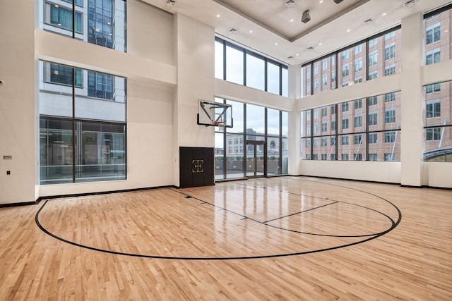 view of basketball court