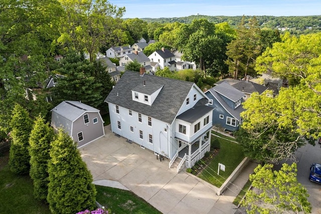 37 Fountain Rd Unit 1, Arlington, MA 02476 - aerial view of residential area