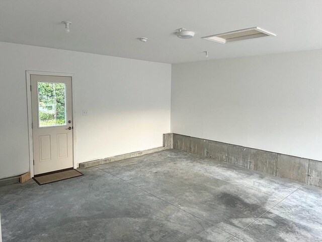 utility room with water heater