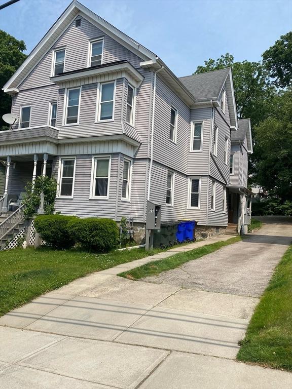 877 High St, Fall River, MA 02720 - view of side of property featuring a porch