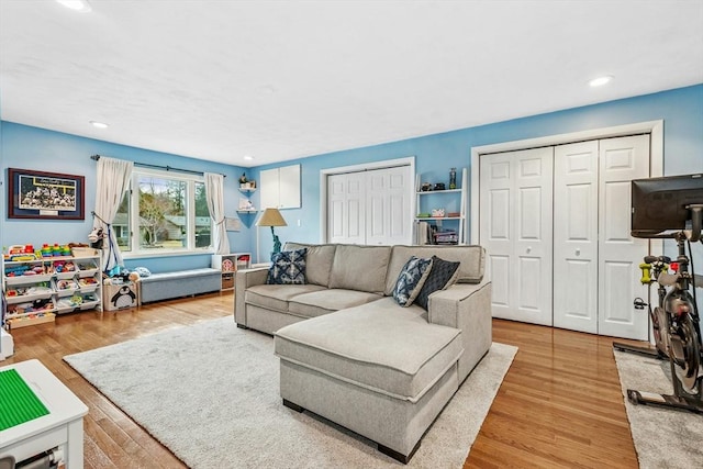 70 Donna Rd, Framingham, MA 01701 - living room with wood finished floors and recessed lighting