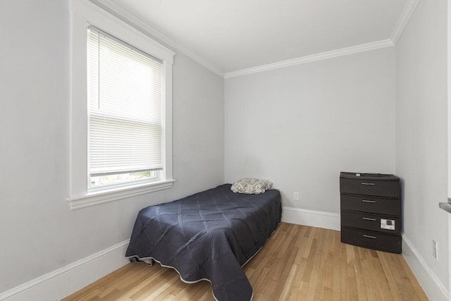 39 Pond St, Framingham, MA 01702 - bedroom featuring light wood-style floors, ornamental molding, and baseboards