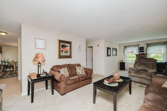 6 Gentry Ln, Taunton, MA 02780 - living area featuring light colored carpet and baseboards