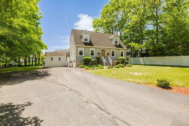 6 Gentry Ln, Taunton, MA 02780 - cape cod house with asphalt driveway