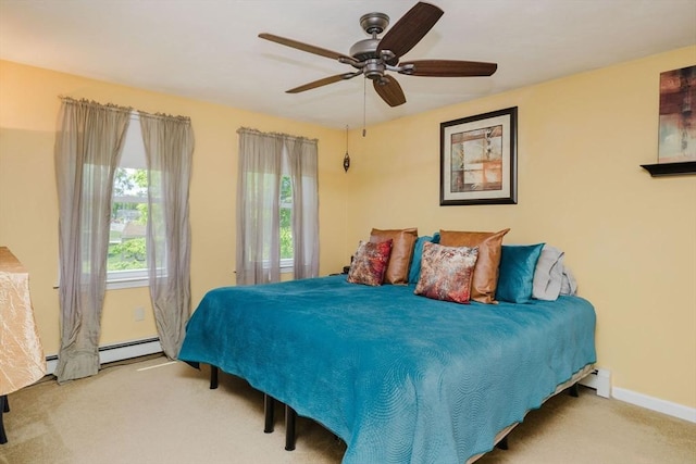 6 Gentry Ln, Taunton, MA 02780 - bedroom featuring carpet flooring, baseboards, and ceiling fan
