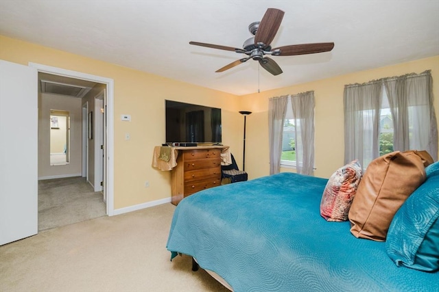 6 Gentry Ln, Taunton, MA 02780 - carpeted bedroom featuring a ceiling fan and baseboards