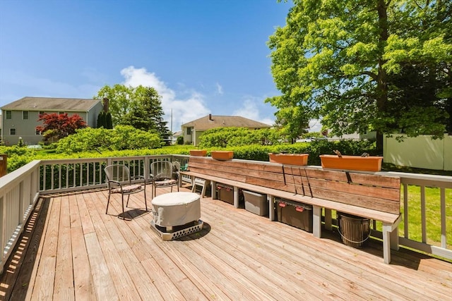 6 Gentry Ln, Taunton, MA 02780 - view of wooden terrace