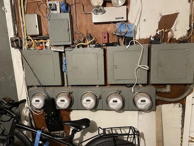 utility room featuring electric panel