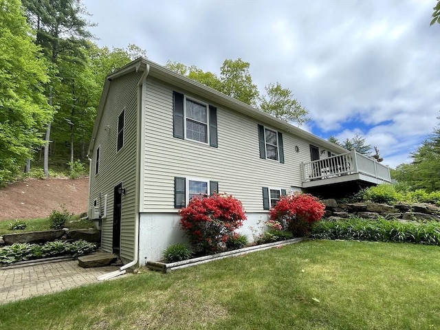 43 Ridge Rd, Erving, MA 01344 - view of property exterior with a yard