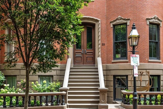 entrance to property with french doors